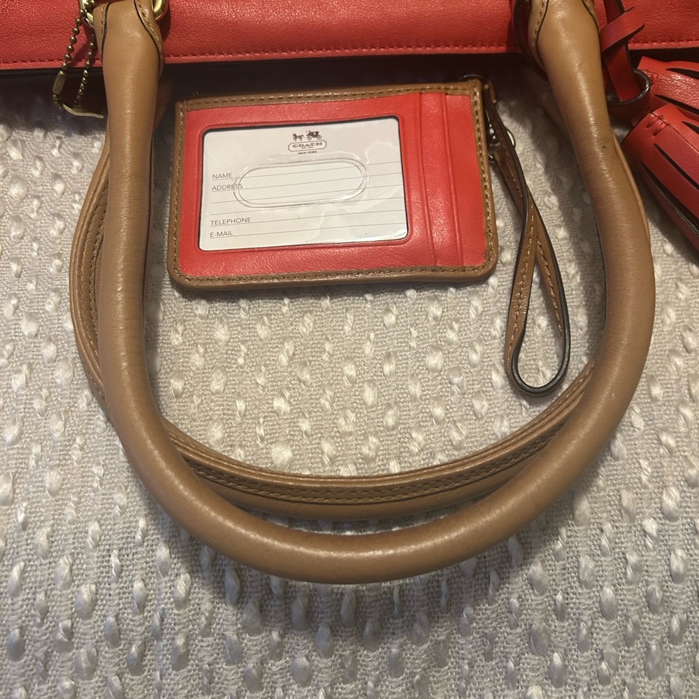 Authentic COACH Candace Color-block Satchel - Picture 6 of 10